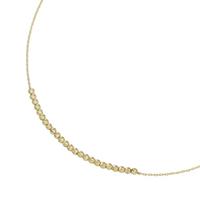 Luigi Merano Goldkette »mit diamantierten Kügelchen, Gold 375«