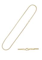 Jobo Goldkette, Schlangenkette 585 Gold 45 cm 1,9 mm