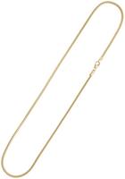 Jobo Kette ohne Anhänger, Schlangenkette 585 Gold 45 cm 2,4 mm