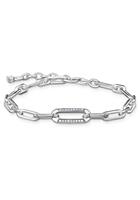 Thomas Sabo Gliederarmband »Glieder silber, A2032-643-14-L19V«, mit Zirkonia (synth)