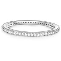 Glanzstücke München Zilveren ring Sterling zilver Zirkonia in Zilver