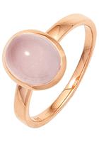 Jobo Goldring, 585 Roségold mit Rosenquarz