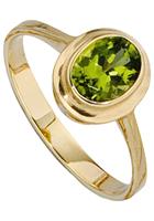 Jobo Goldring, 585 Gold mit Peridot