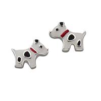 Zeeme Ohrstecker 925/- Sterling Silber Hund