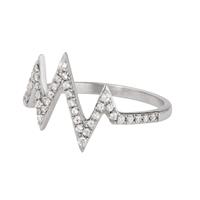 Pippa & Jean Silberring silber, aus Sterling Silber