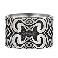 Caï Ring 925/- Sterling Silber oxidiert matt Amerika