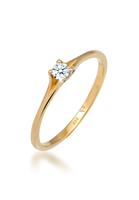 Diamore Verlobungsring Verlobung Vintage Diamant (0.06 ct.) 585 Gelbgold