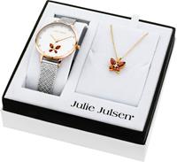 Julie Julsen Quarzuhr Butterfly Box, JJW1187RGSME-SET, (Set, 3 tlg., mit Kette und Anhänger)