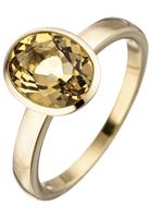 JOBO Goldring, 585 Gold mit Citrin