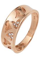 Jobo Diamantring, 585 Roségold mit 6 Diamanten