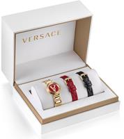 Versace Schweizer Uhr VIRTUS MINI DUO, VET300321, (Set, 3 tlg., mit 2 Wechselbändern)
