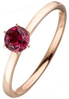 Jobo Fingerring, 585 Roségold mit Rhodolith