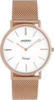 OOZOO Timepieces Horloge Vintage Rosé/Wit | C9918