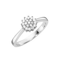 Luigi Merano Diamantring »Blüte mit Brillanten, Gold 585«
