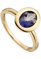 Jobo Goldring »Ring mit Iolith«, 585 Gold