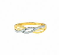 Adelia´s Fingerring »333 Gold Ring mit Zirkonia«, Goldschmuck für Damen