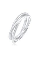 Elli Dames Wikkel Ring Trini Look Basic Minimal Trend in 925 Sterling Zilver Zilver