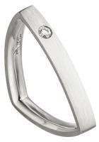 Jobo Diamantring Â»Spitz-Ring dreieckigÂ«, 950 Platin mit Diamant