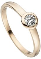 Jobo Diamantring Â»Ring mit Diamant 0,25 ct.Â«, 585 Gold