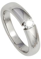 Jobo Fingerring »Diamant-Ring 0,20 ct.«, 585 Weißgold