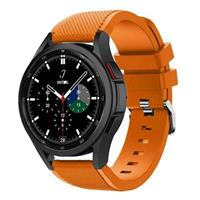 Strap-it Samsung Galaxy Watch 4 Classic 46mm siliconen bandje (oranje)