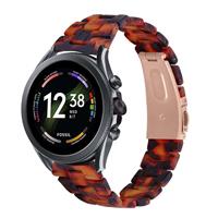 Strap-it Fossil Gen 6 - 44mm resin band (lava)