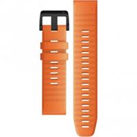 Garmin Garmin Ersatzarmband QuickFit 22mm Silikon Orange/Schiefergrau