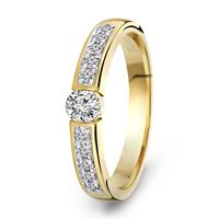 Siebel Geelgouden diamant ring 198XA3255QQQDRY
