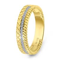 Siebel Geelgouden ring met diamant GH56002ASD-Y