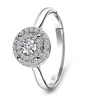 LeChic Witgouden ring met diamant 53529R033