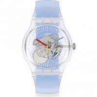 Swatch NewGent SUOK156 Clearly Blue Striped Horloge