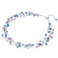 Valero Pearls Perlenkette »silber«, aus Süßwasser-Zuchtperlen