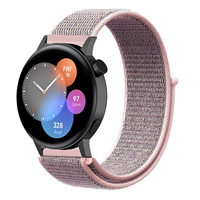 Strap-it Huawei Watch GT 3 42mm nylon band (pink sand)