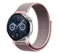 Strap-it Huawei Watch GT 3 46mm nylon band (pink sand)