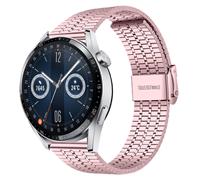 Strap-it Huawei Watch GT 3 46mm roestvrij stalen band (rosé pink)