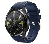 Strap-it Huawei Watch GT 3 46mm siliconen bandje (donkerblauw)