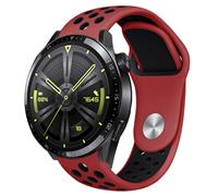 Strap-it Huawei Watch GT 3 46mm sport band (rood/zwart)