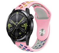 Strap-it Huawei Watch GT 3 46mm sport band (roze kleurrijk)