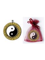 AdeliaÂ´s Amulett Â»925 Silber Bernstein TalismanÂ«, Yin Yang - Ausgeglichenheit und Harmonie