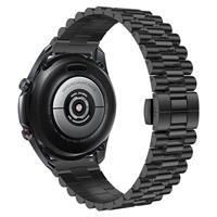 Strap-itÂ Strap-it Samsung Galaxy Watch 3 41mm Presidential stalen band (zwart)
