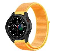 Strap-itÂ Strap-it Samsung Galaxy Watch 4 Classic 46mm nylon band (lichtgeel)