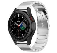 Strap-itÂ Strap-it Samsung Galaxy Watch 4 Classic 46mm metalen bandje (zilver)