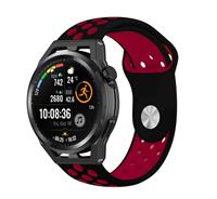 Strap-itÂ Strap-it Huawei Watch GT Runner sport band (zwart/rood)