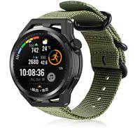 Strap-itÂ Strap-it Huawei Watch GT Runner nylon gesp band (groen)