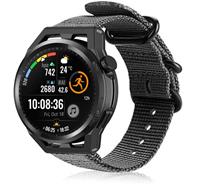 Strap-itÂ Strap-it Huawei Watch GT Runner nylon gesp band (zwart)