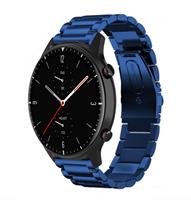 Strap-itÂ Strap-it Amazfit GTR 2 stalen band (blauw)