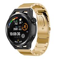 Strap-itÂ Strap-it Huawei Watch GT Runner metalen bandje (goud)