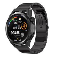 Strap-itÂ Strap-it Huawei Watch GT Runner metalen bandje (zwart)