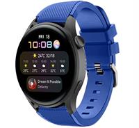 Strap-itÂ Strap-it Huawei Watch 3 (Pro) siliconen bandje (blauw)