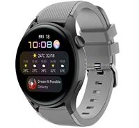 Strap-itÂ Strap-it Huawei Watch 3 (Pro) siliconen bandje (grijs)